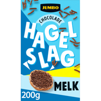 Jumbo Hagelslag Melk Minder Suiker 200 g - thumbnail