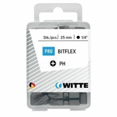 Witte phillips bit Bitflex [25x] - 1/4&apos;&apos; - PH 2 - 25 mm