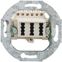 Rutenbeck TAE 3x6 NFN Up0 rw Telefoonaansluitdoos Schroefbevestiging Wit - thumbnail