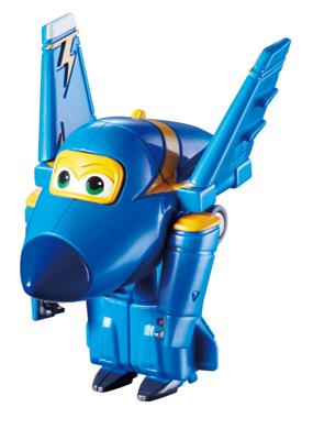 Super Wings speelfiguur Transform A Bots! Jerome 6 cm blauw Super Wings speelfiguur Transform A Bots! Jerome 6 cm blauw