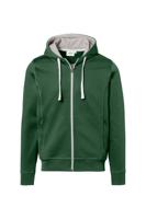 Hakro 455 Hooded jacket Bonded - Fir Green/Silver - S - thumbnail