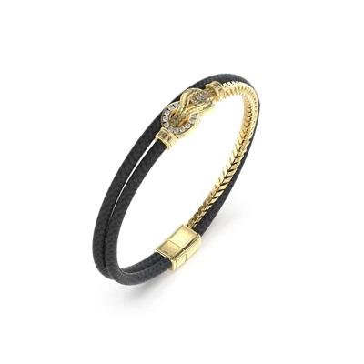 Armband Dames Guess JUMB05029JWYGBKS Zwart