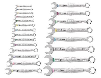Wera 05020232001 6003 Joker 22 Set 1 Ring-steeksleutelset 22-delig Sleutelbreedte (metrisch) 8 - 23 mm