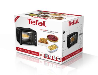 Tefal of484811 optimo heteluchtoven 39l zwart Tefal of484811 optimo heteluchtoven 39l zwart