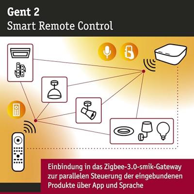 50140 Gent 2 Paulmann Home Afstandsbediening Wit 50140 Gent 2 Paulmann Home Afstandsbediening Wit