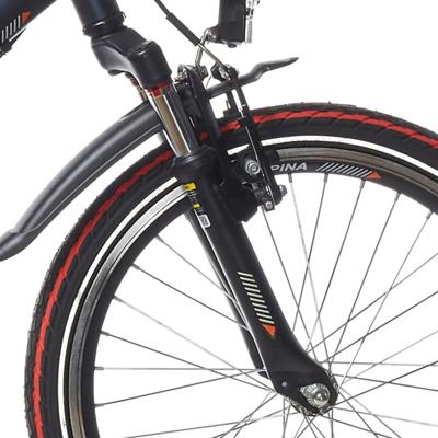 Alpina voorvork 16 yabber black matt