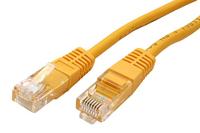 ROLINE patchkabel Cat.5e (Klasse D) UTP, geel, 0,5 m - thumbnail