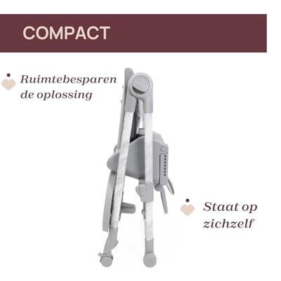 Kinderstoel Polly Armonia CHICCO antraciet