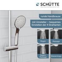 Schutte NAPOLI handdoucheset | 4 functies | chroom
 - 61831 - thumbnail