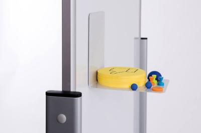 Maul Mobiel whiteboard MAULpro easy2move (b x h) 1000 mm x 1800 mm Wit Kunststof coating Aan beide zijden te gebruiken, Incl. wielen