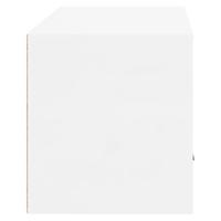 VidaXL Schoenenkast wandgemonteerd 70x35x38 cm bewerkt hout wit - thumbnail