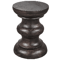 Woood Jonah bijzettafel hout Donkerbruin - thumbnail