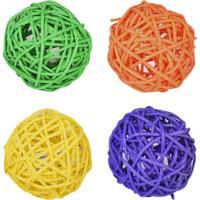 Kattenspeeltje Bal Alex 4 cm - 1 stuk Flamingo Multicolor - thumbnail