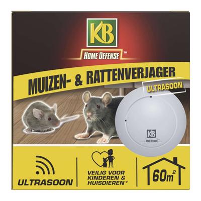 Home defense muizen- en rattenverjager ultrasoon 60 m² Home defense muizen- en rattenverjager ultrasoon 60 m²