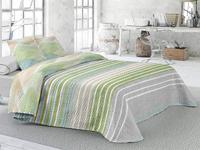 Sprei Pierre Cardin LUGANO Groen Bed van 150 (3 Onderdelen) - thumbnail