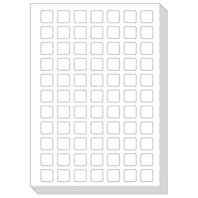Pictogenda blanco stickervellen (25 stuks) (Hardback)