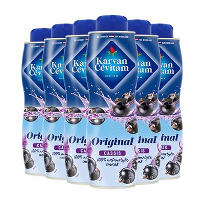 Siroop karvan cevitam cassis 600ml | 6 stuks