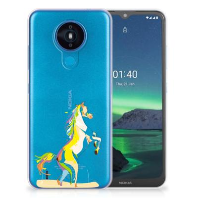 Nokia 1.4 Telefoonhoesje met Naam Horse Color