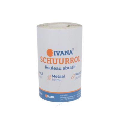 Ivana 56870 Schuurrol aluminiumoxide Korrel P80 - 11,5cm x 5m