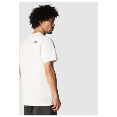 The North Face Berkeley California S/S T-Shirt Heren White Dune - Optic Emerald Generative Camo Print M