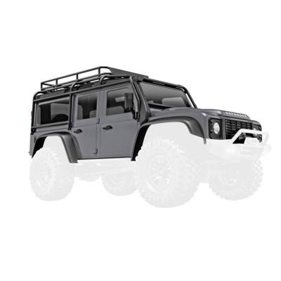 Traxxas TRX-9712-SLVR Crawler-body TRX-4M Defender, silber