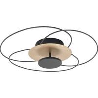 Highlight PlafondlampFiore zwart met goud - P6417.38 - thumbnail