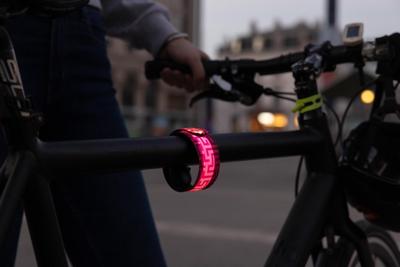 Wowow led reflexband "stardust snap wrap led" reflective tape sta snapwrap led pink