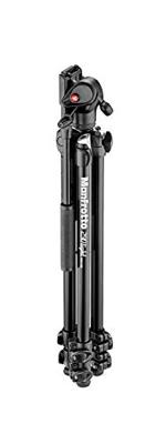 Manfrotto MK290LTA3-V Kit 290 Light con Testa Fluida Video, Nero