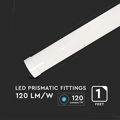 V-TAC VT-8-10-N Witte LED TL-beslag - Prismatisch - 120lm/w - Samsung - IP20 - 10W - 1200 Lumen