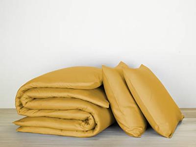 De Witte Lietaer De Witte Lietaer dekbedovertrek Olivia Golden Yellow 200x200/220