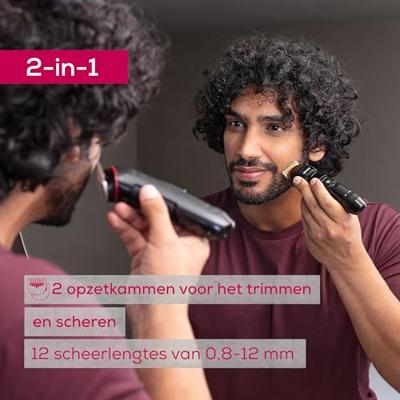 Beurer MN4X Barttrimmer Baardtrimmer Afspoelbaar, Met koffer Meerdere kleuren - thumbnail