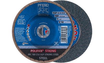 PFERD TOOLS 67788180 PFC 180 Z 50 SGP STRONG STEEL Lamellenschijf Diameter 180 mm Boordiameter 22.23 mm Korrelgrootte (num) 50 Staal 10 stuk(s) PFERD TOOLS 67788180 PFC 180 Z 50 SGP STRONG STEEL Lamellenschijf Diameter 180 mm Boordiameter 22.23 mm Korrelgrootte (num) 50 Staal 10 stuk(s)