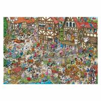 Ravensburger Ray&apos;s Comic Time Travel 1000 stukjes middle ages - thumbnail