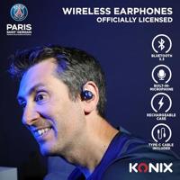 Konix PSG draadloze sportoordopjes - 16,2 mm drivers - bereik van 10 m - batterijduur van 12 uur - Bluetooth 5.3 - blauw - thumbnail