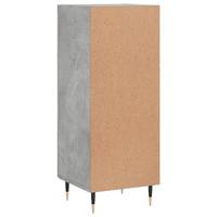 Dressoir 34,5x34x90 cm bewerkt hout betongrijs - thumbnail