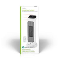 Keramische PTC-Ventilatorkachel | 1400 / 2000 W | 2 Verwarmingsmodi | Instelbare thermostaat | Draait automatisch | Oververhittingsbeveiliging | Omvalpreventie | Afstandsbediening | Timer - thumbnail