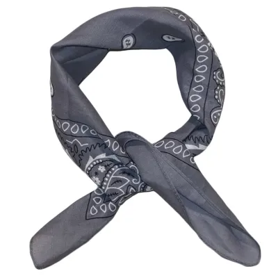 Bandana Rain Drop Grijs 54 x 54 cm - Katoenen bandana