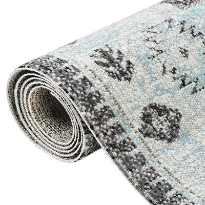 VidaXL Buitenkleed platgeweven 115x170 cm groen en grijs