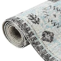 VidaXL Buitenkleed platgeweven 115x170 cm groen en grijs - thumbnail