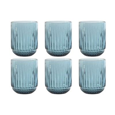Glazenset Home ESPRIT Blauw Kristal (6 Stuks) Glazenset Home ESPRIT Blauw Kristal (6 Stuks)