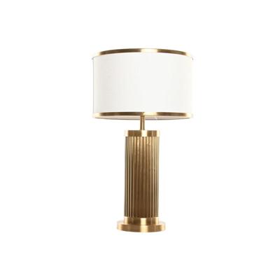 Bureaulamp Home ESPRIT Wit Gouden 50 W 220 V
