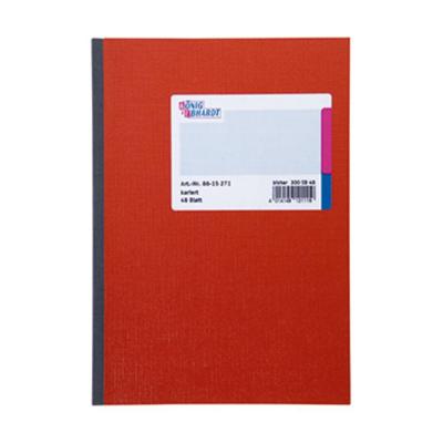 König & Ebhardt Kladde 8615271 Notitieboek Geruit Rood Aantal paginas: 48 vellen DIN A5