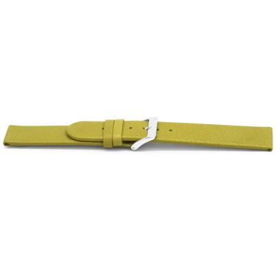 Horlogeband Universeel G862 Leder Groen 20mm