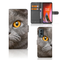 Telefoonhoesje | Met pasjeshouder | OnePlus Nord 2 5G Britse Korthaar - thumbnail
