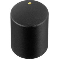 Monacor 0033180 KN-115 Draaiknop Zwart, Goud (Ø) 15 mm 1 stuk(s) - thumbnail