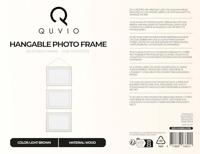 QUVIO Fotolijst wandmontage voor drie foto's - groot - Hout - thumbnail