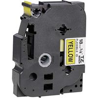 Brother TZe-FX641 Labeltape flexibel Tapekleur: Geel Tekstkleur: Zwart 18 mm 8 m - thumbnail