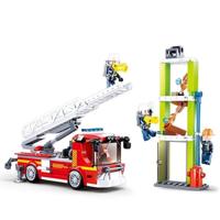 Sluban brandweer ladderwagen oefening - thumbnail
