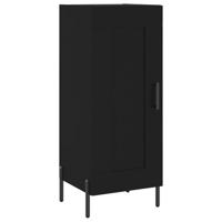 Dressoir 34,5x34x90 cm bewerkt hout zwart - thumbnail
