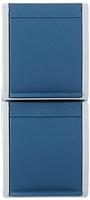 Busch-Jaeger 20-02 EW-53 Ocean (opbouw) Wandcontactdoos dubbel spatwaterdicht Blauw-groen - thumbnail